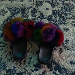 Furry slippers